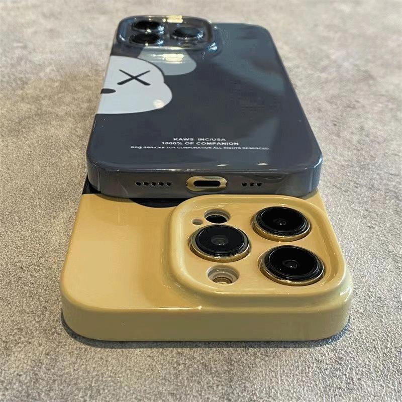 Ốp Điện Thoại Cứng Họa Tiết Gấu Violent Lấp Lánh Chống Sốc Cho iPhone13117 14promax 8p 12 Hq1