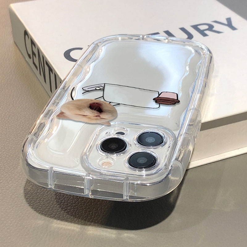 Ốp Điện Thoại TPU Silicone Mềm Trong Suốt Chống Sốc In Hình Mèo Xinh Xắn Cho IPhone 11 14 13 12 Pro XS Max X XR 7 8 Plus