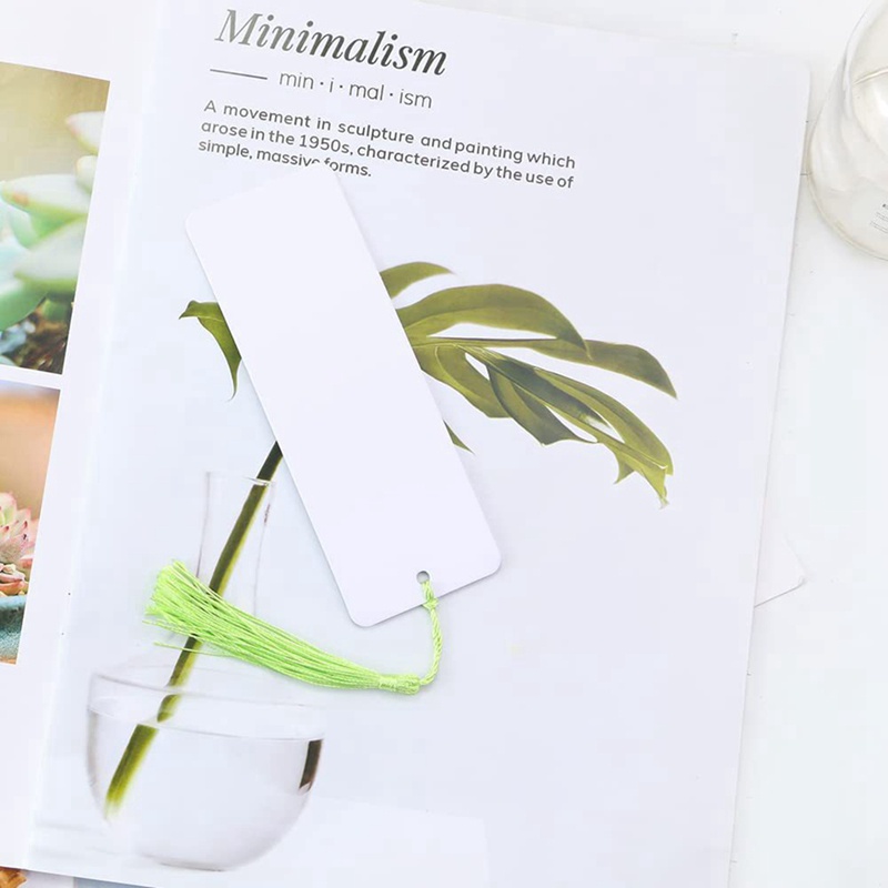 Set 80 Thẻ Đánh Dấu Trang Sách Bằng Giấy Màu Trắng Kèm 80 Núm Tua Đầy Màu Sắc DIY