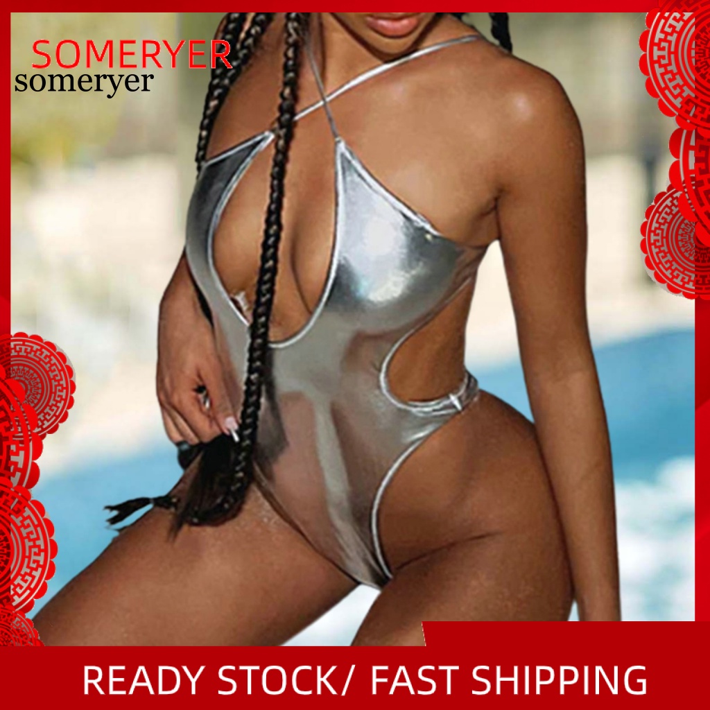 Phụ Nữ Monokini Cổ Chữ V