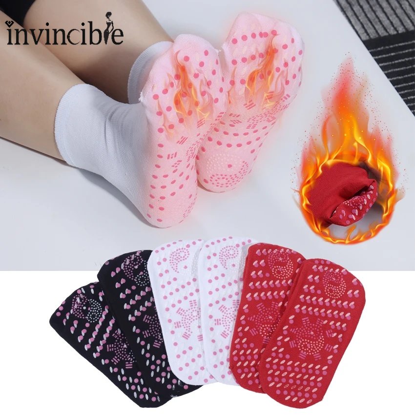 1 Đôi Vớ Tự Sưởi Ấm / Mát Xa Chân Thoải Mái Thoáng Khí