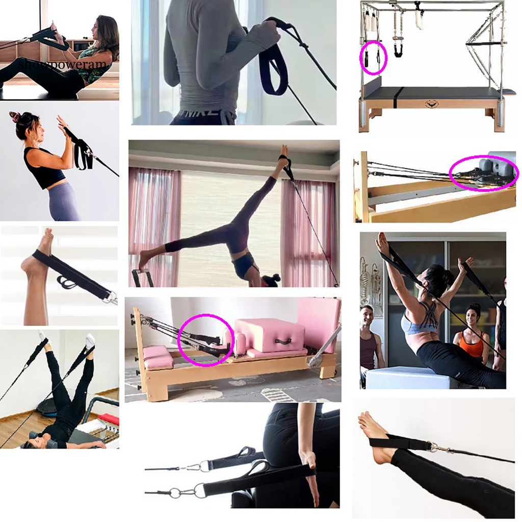 1 Cặp Dây Đai Co Giãn Đa Năng Chống Biến Dạng Hỗ Trợ Luyện Tập Yoga / Thể Hình