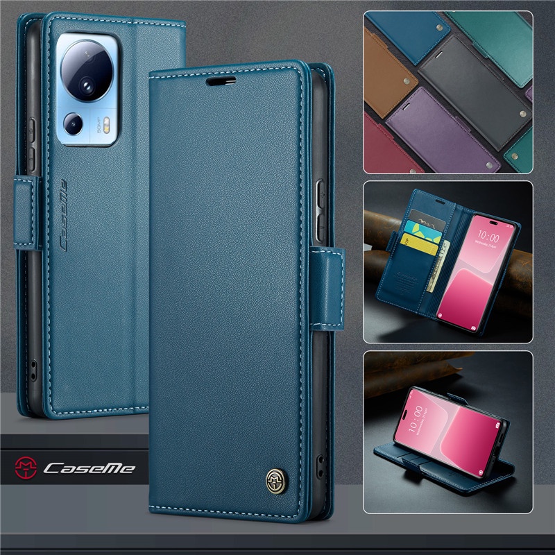 Ốp Điện Thoại Da Nắp Gập Kiểu Ví Dành Cho Redmi Note 12 11 10 9 Pro 11s 10s 9s