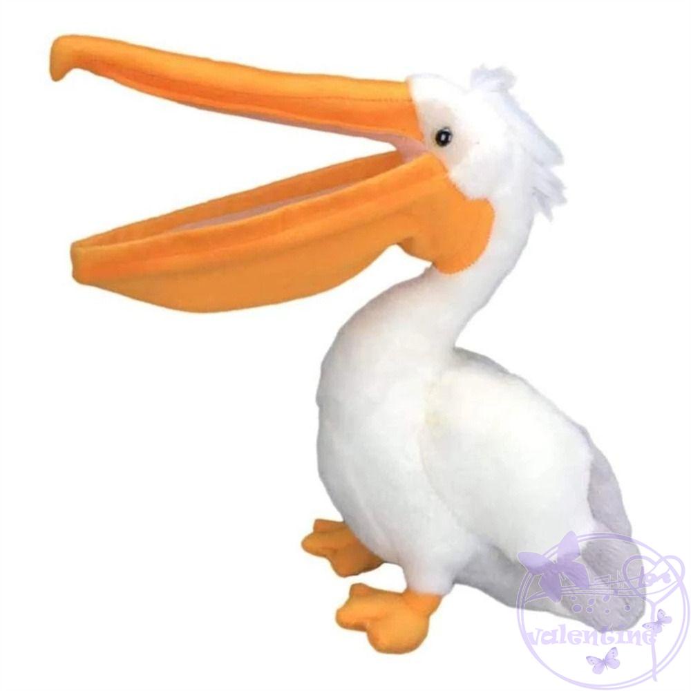 Thú Nhồi Bông Hình Chú Chim Miệng To 30cm Sống Động Làm Quà Tặng Sinh Nhật Cho Bé