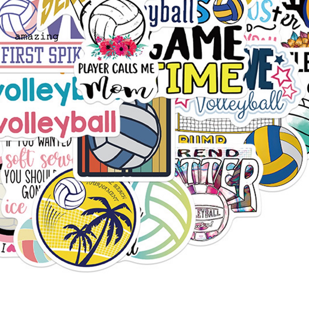 Bộ 50 Miếng Dán Trang Trí Ván Trượt / Va Li Thiết Kế Nhỏ Gọn Dễ Sử Dụng