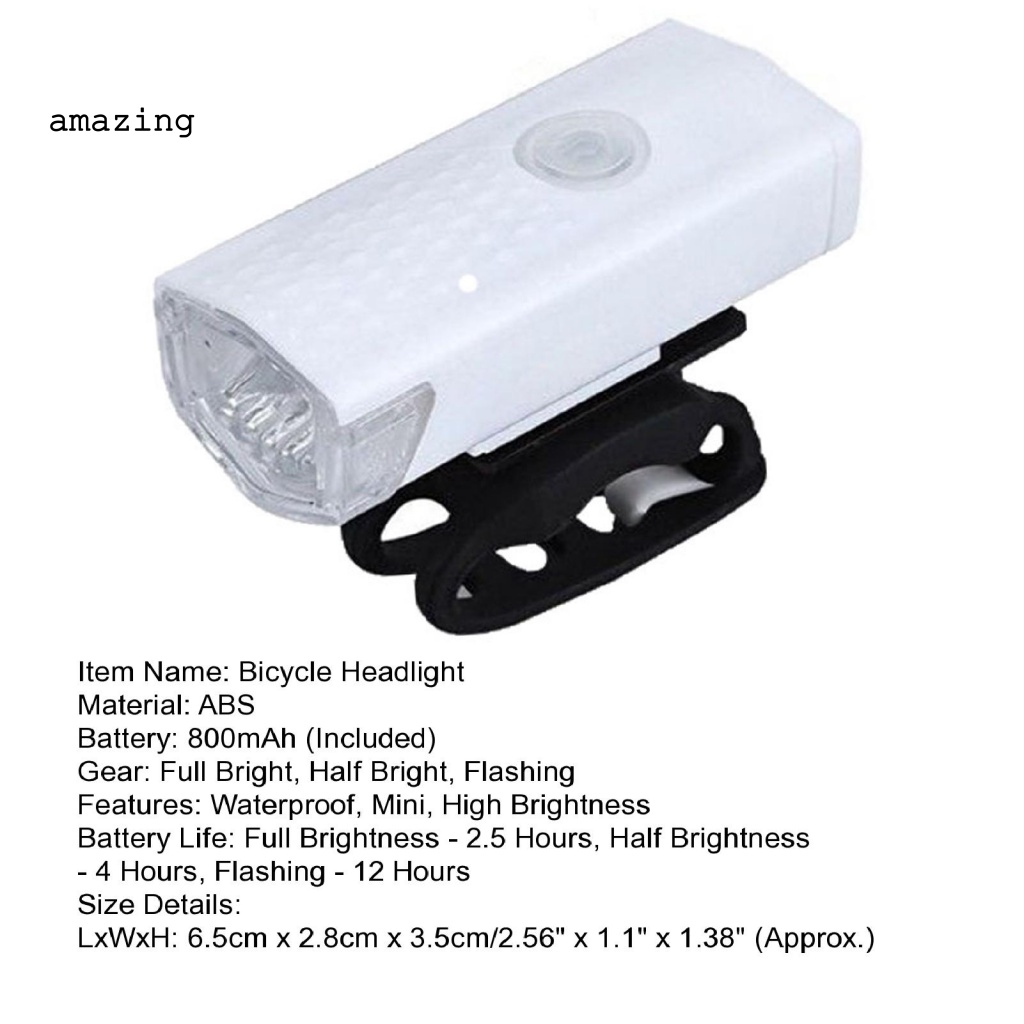 Đèn Pha Xe Đạp Siêu Sáng Có Thể Sạc Lại Tiện Dụng