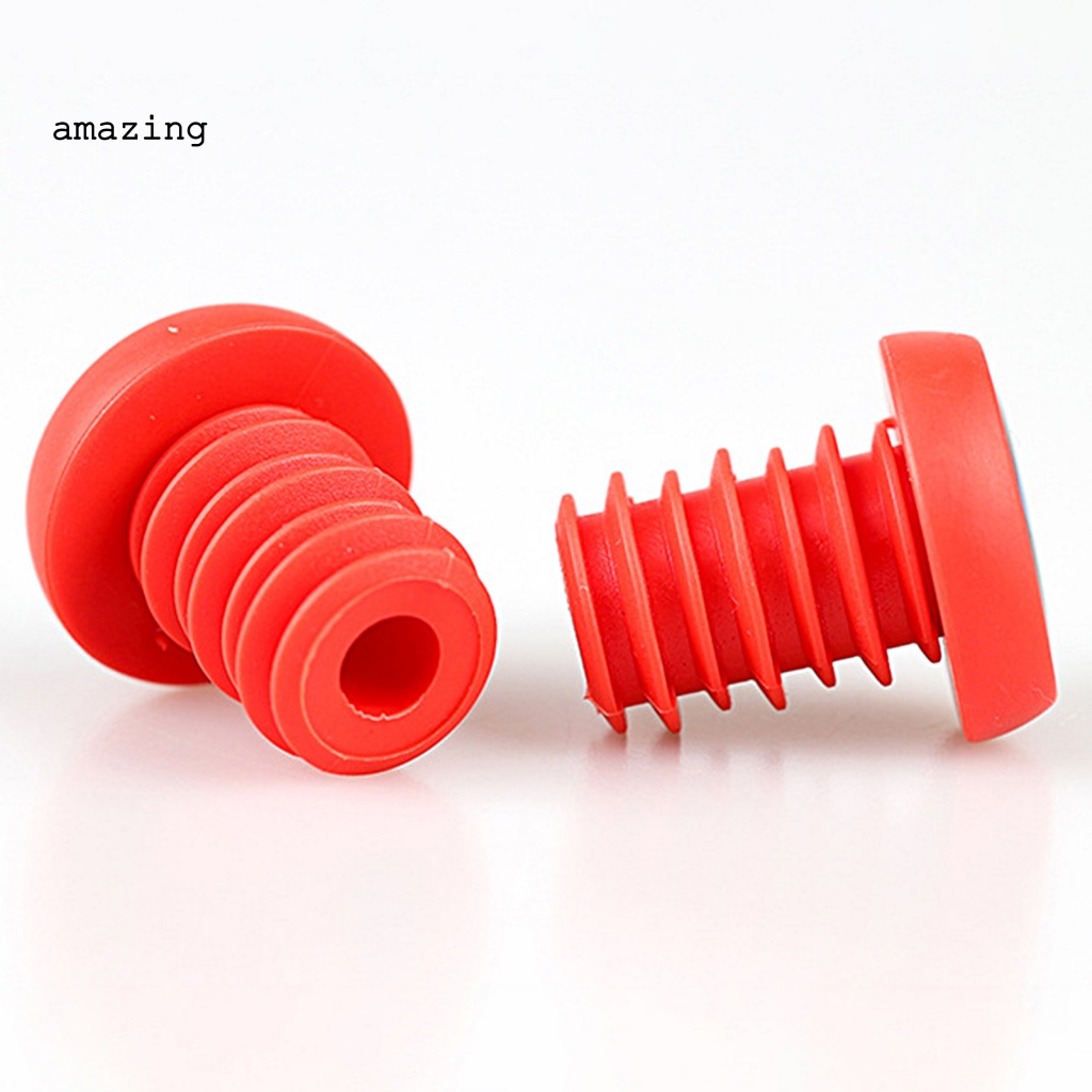 1 Cặp Nút Chắc Chắn Gắn Tay Lái Xe Đạp MTB Thiết Kế Chữ Cái Chống Rỉ Sét Sturdy