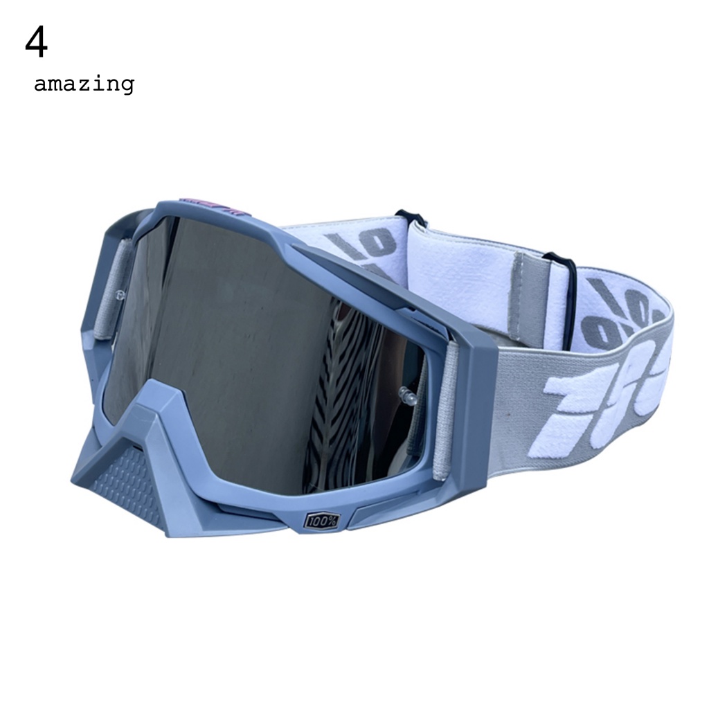 Kính Gắn Nón Bảo Hiểm Xe Máy Chống Tia UV Siêu Nhẹ Kèm Dây Đeo Co Giãn Tiện Dụng