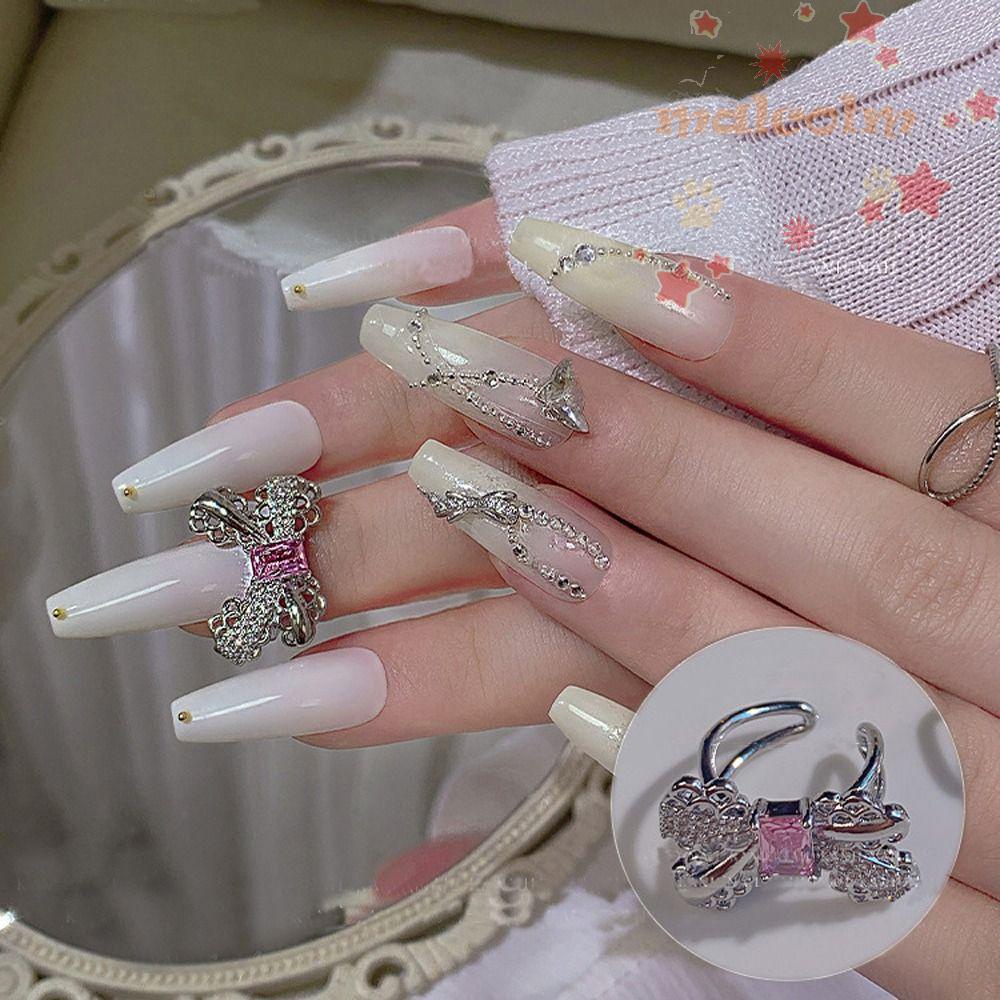 Nhẫn Nơ Đính Đá Lấp Lánh Sang Trọng Cho Nữ