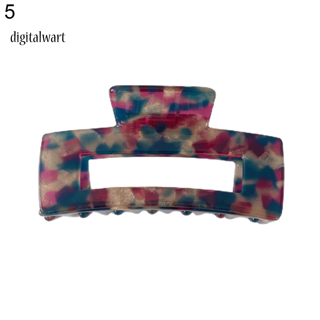 Kỹ Thuật Số| Kẹp Tóc Càng Cua Chống Trượt Hình Vuông Cổ Điển Cho Nữ