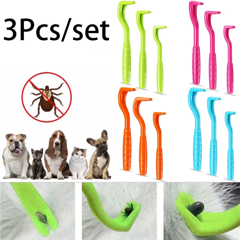 Bộ 3 Dụng Cụ Kẹp Bắt Bọ Chét Cho Thú Cưng