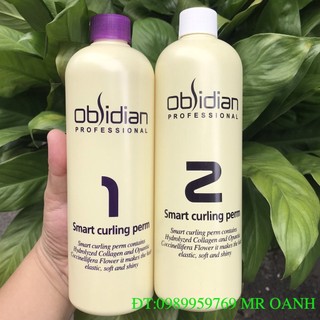 🌼Chính hãng 🌺 Thuốc uốn tóc 3D Obsidian Smart Curling Perm ( uốn lạnh + uốn nóng) 500mlx2