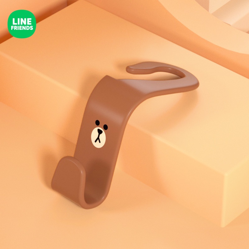 Móc Treo Đồ Đa Năng Hình Gấu Nâu Hoạt Hình Gắn Sau Ghế Xe Hơi