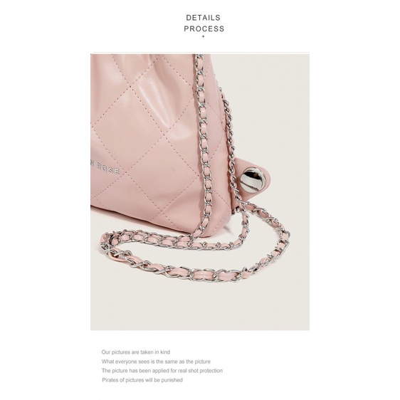 Ba Lô Đeo Vai Đính Đá Phối Dây Xích Kiểu Đường Phố Hàn Quốc Thời Trang 2023 Cho Nữ