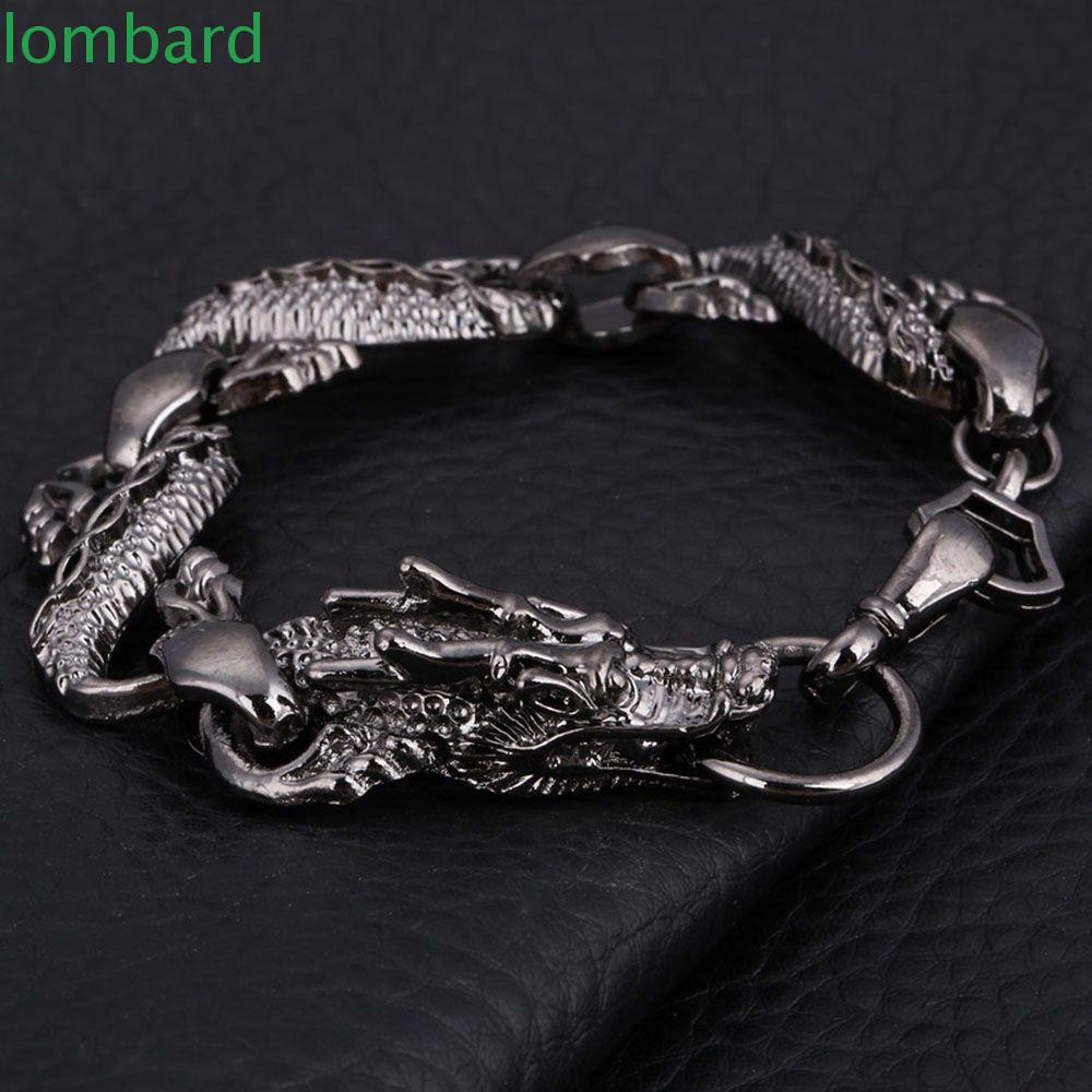 Vòng Tay Dây Xích Phong Cách Hiphop Punk Thời Trang Cho Nam