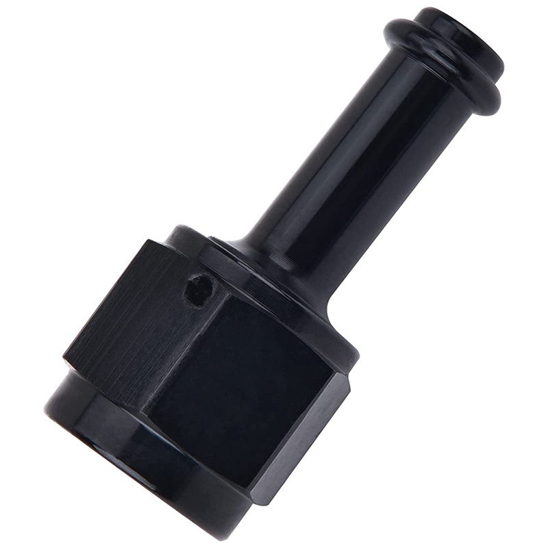 Đầu Nối Dây Dẫn Nhiên Liệu 6AN Female Sang Thẳng Xoay Được Bằng Nhôm Màu Đen