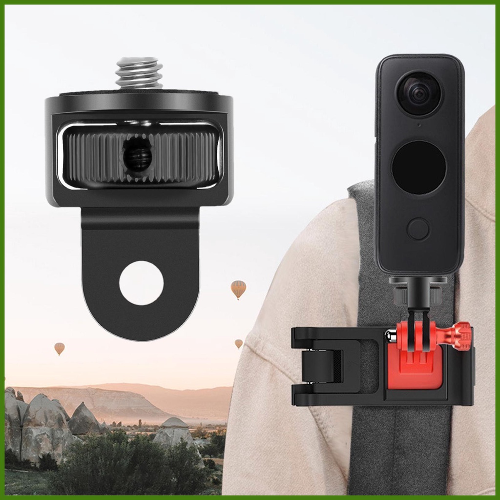 Bộ Chuyển Đổi Gậy Ba Chân Bằng Nhôm Với Đệm Cao Su Chống Trượt Tùy Chỉnh Kèm Ốc Vít Cho Máy Ảnh Hành Động