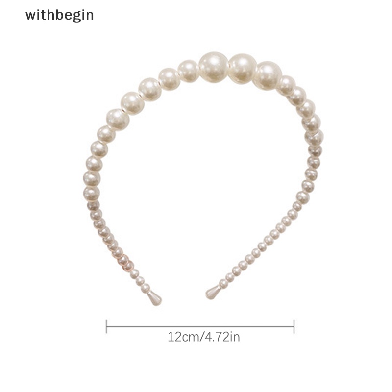 Băng Đô Cài Tóc Đính Hạt Ngọc Trai Đơn Giản Thời Trang Cho Nữ