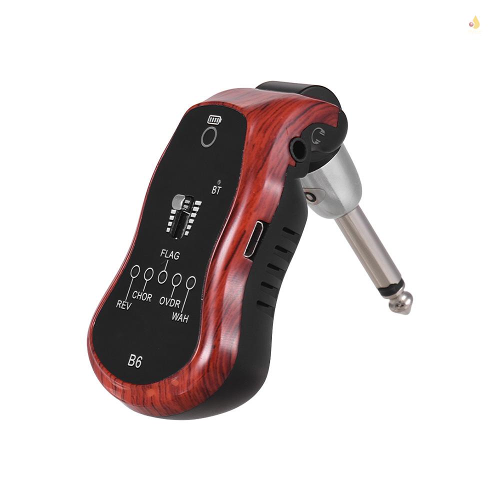 Máy Tạo Hiệu Ứng Âm Thanh Đàn Guitar Di Động Với 5 Hiệu Ứng (Reverb / Chorus / Flanger / Overdrive / Wow Wah) Với Phích Cắm 6.35mm