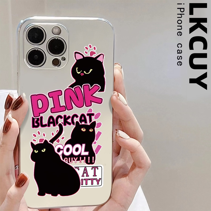 Ốp Điện Thoại Silicon TPU Mềm Mạ Điện Dễ Thương Chống Sốc Cho IPhone 11 14 13 12 Pro XS Max XR X 8 7 6S Plus