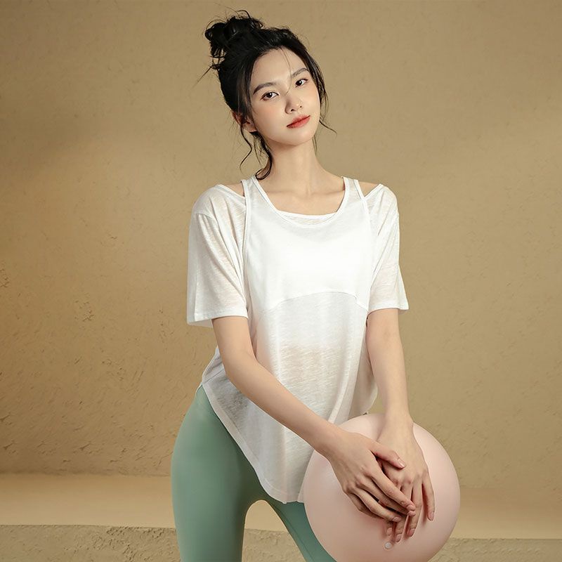 Áo Thun Thể Thao Ngắn Tay Dáng Rộng Thoáng Khí Thời Trang Mùa Hè Cho Nữ