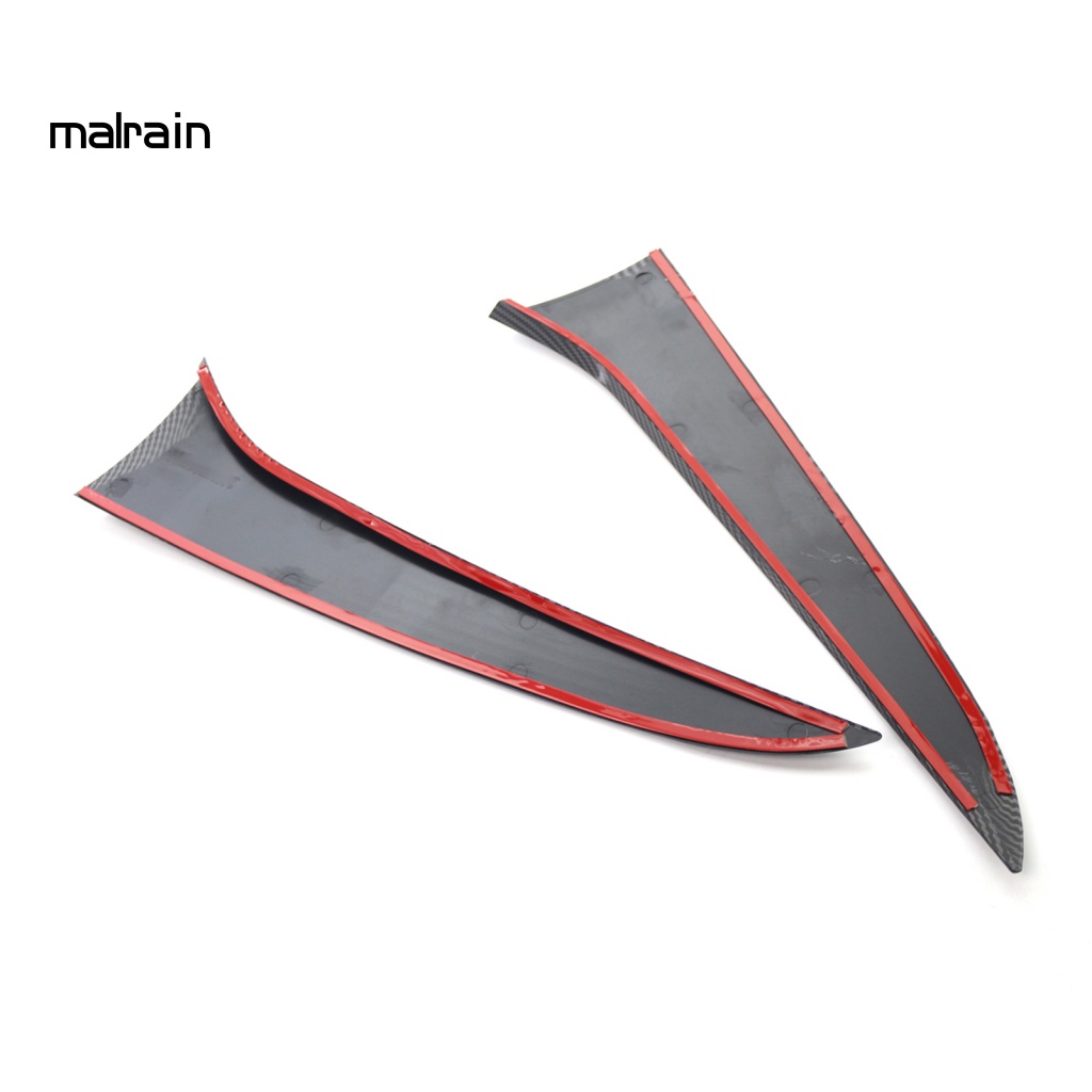 Bộ 2 Miếng Dán Trang Trí Cửa Sổ Xe Hơi BMW E84 2009-2015 Bằng ABS