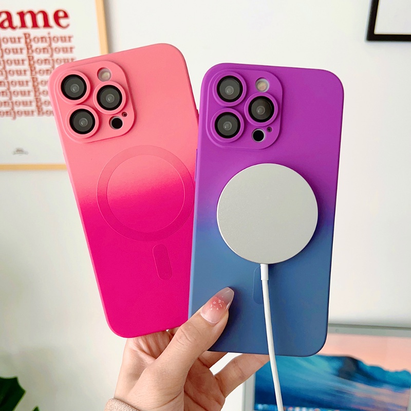 Ốp Lưng Màu Gradient Cho iPhone 14 13 12 11 Pro Max 14 Plus