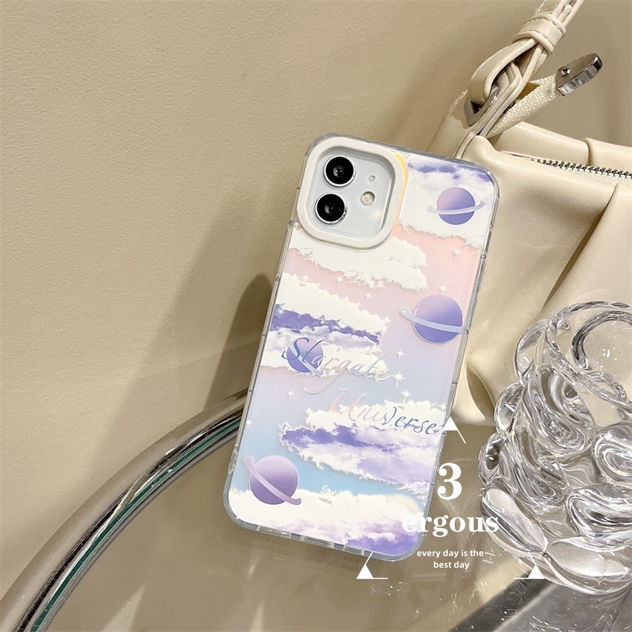 Ốp Điện Thoại Mềm Chống Sốc Màu Gradient Cho IPhone 14 13 12 11 Pro Max SE2020 X XR Xs Max 7 8 Plus