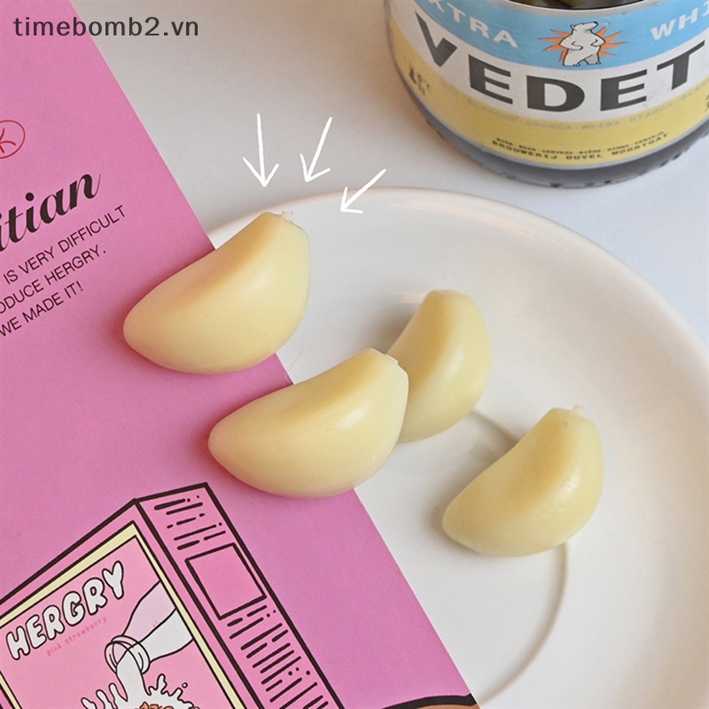 {Timebomb} Kẹp Tóc Hình Tỏi Vui Nhộn Sáng Tạo Thời Trang Dành Cho Nữ