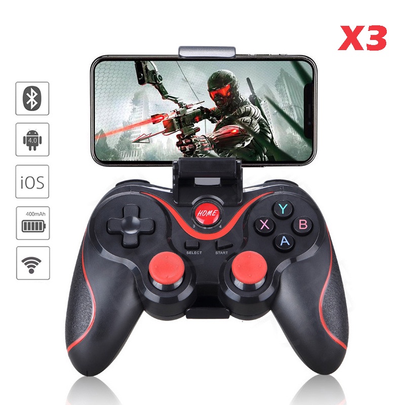 Gamepad X3 Cần điều khiển Bluetooth không dây PC Bộ điều khiển máy chơi game Android Tay cầm chơi game PS5