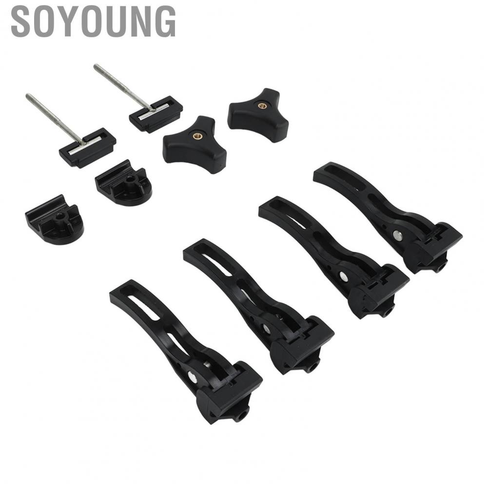 Soyoung Tri Fold Tonneau Cover Clamp Kit Durable Strong Construction for