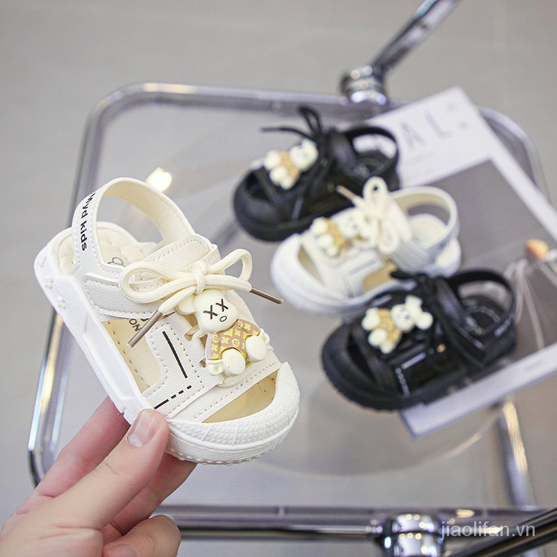 Giày Sandal Đế Mềm Chống Đá Mùa Hè 2023 Phong Cách Mới Cho Bé Trai Và Bé Gái Z5IF