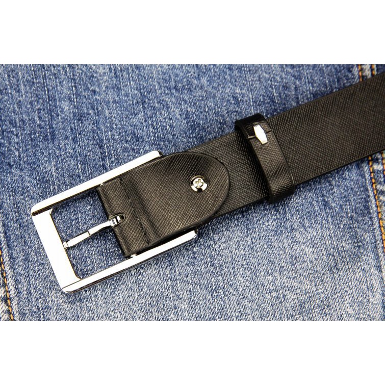 Thắt Lưng Da Bò Có Khóa Gài Thời Trang Hàn Quốc Cho Nam jf5146