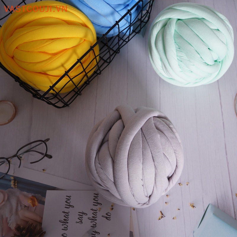 Vỏ Gối Sợi Cotton Đan Thủ Công Hình Trái Tim Siêu Dày Cho Mèo Cưng VASTJI Icelandic Diy