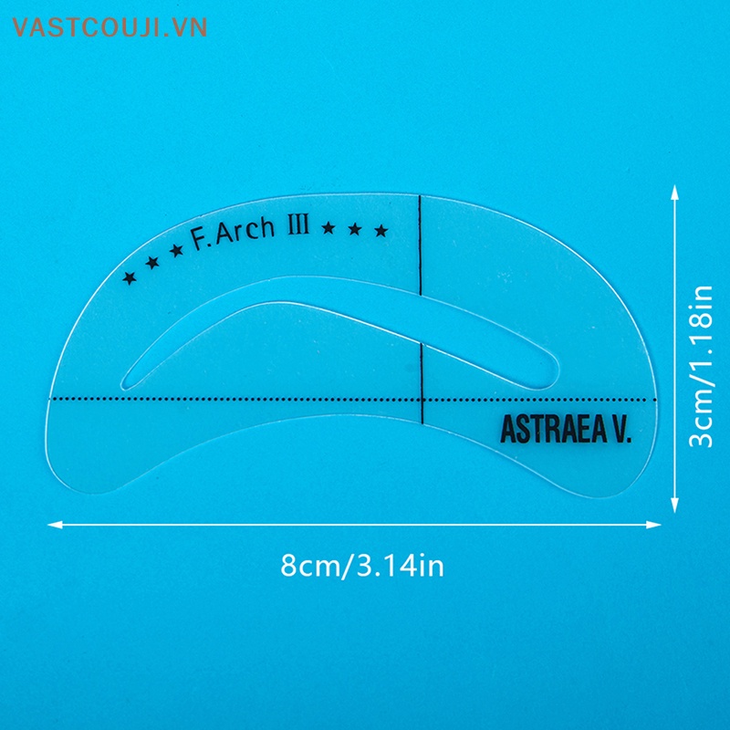 Khuôn Vẽ Lông Mày 6 Kiểu Tự Làm Tiện Dụng