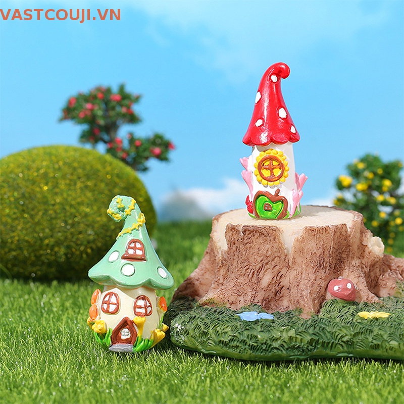 Mô Hình Lâu Đài Nàng Tiên VASTJI Mini Nhiều Màu Dễ Thương Trang Trí Tiểu Cảnh / Để Bàn Trang Trí Nhà Cửa