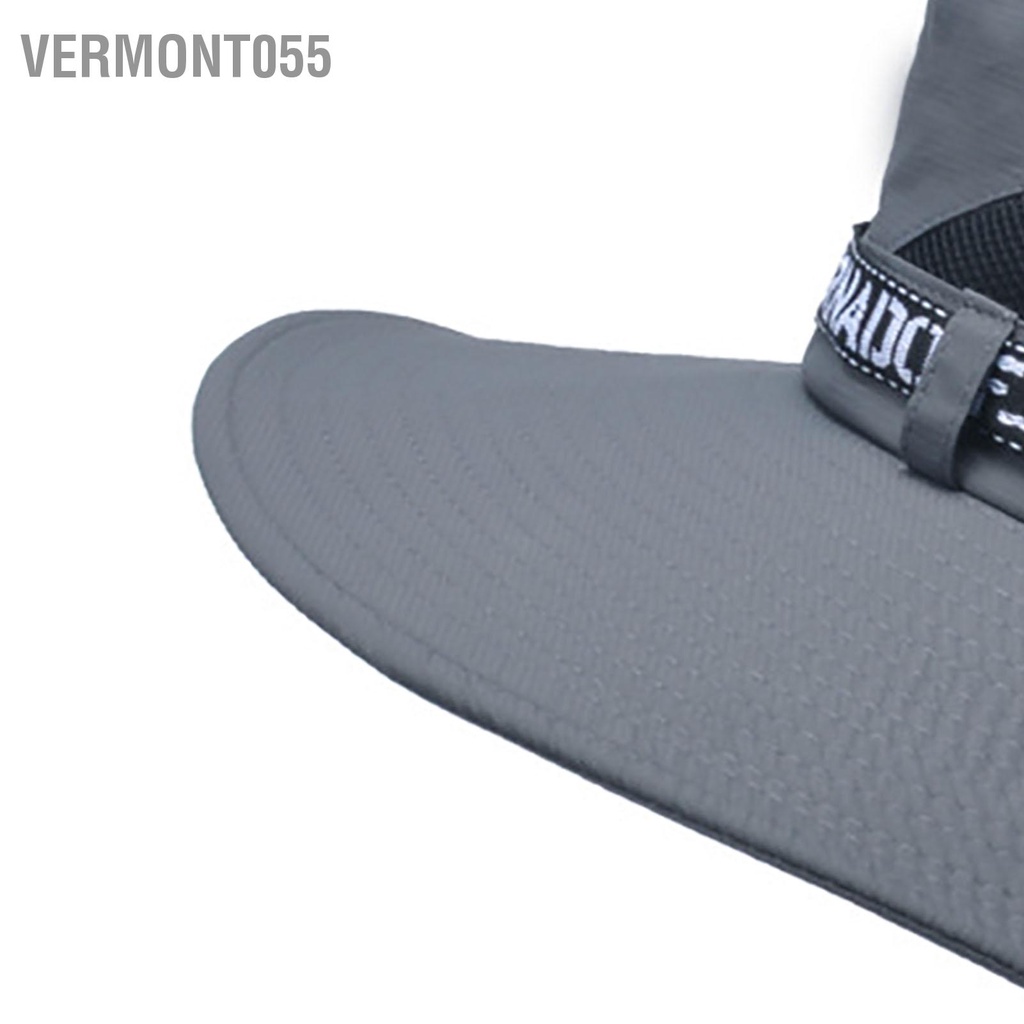 Vermont055 Câu Cá Nón Thoáng Khí Cotton Polyester Vành Lớn Mũ Chống Nắng Cho Nam Mùa Hè Leo Núi