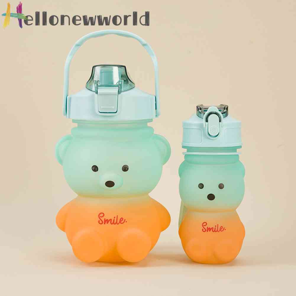 Bình Nước Thể Thao 1300ML + 350ML Hình Gấu Dễ Thương