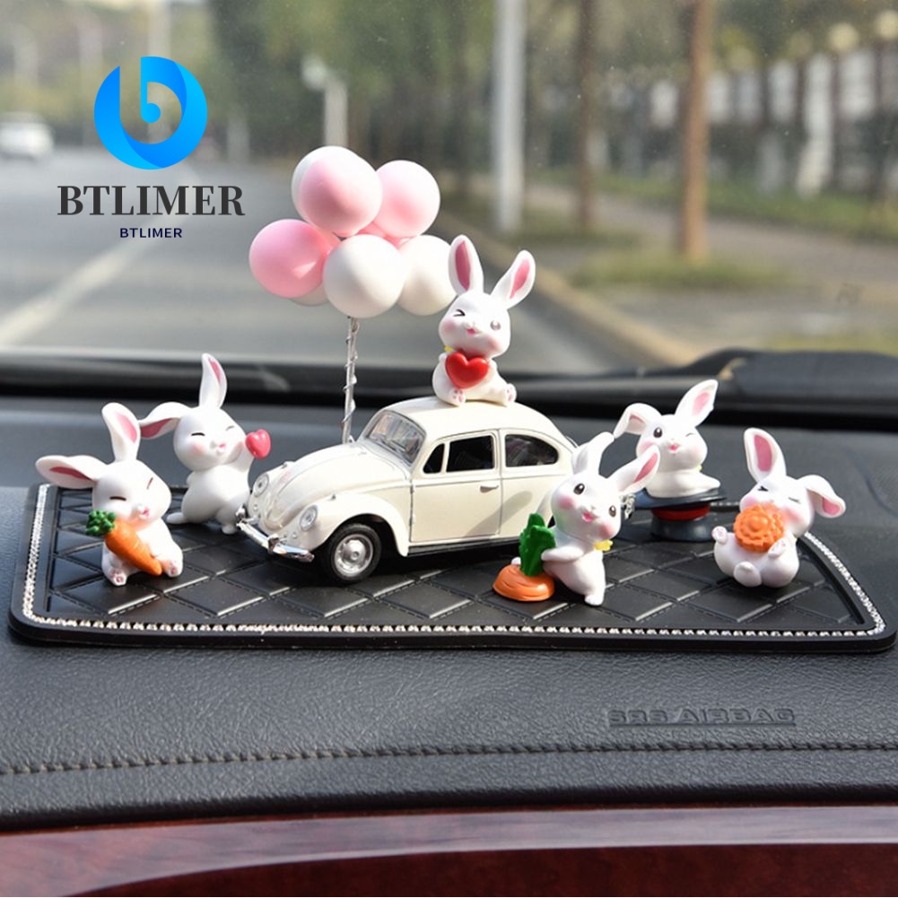 BTLIMER Búp Bê Hoạt Hình Nhỏ Nhắn Xinh Xắn Trang Trí Xe Hơi