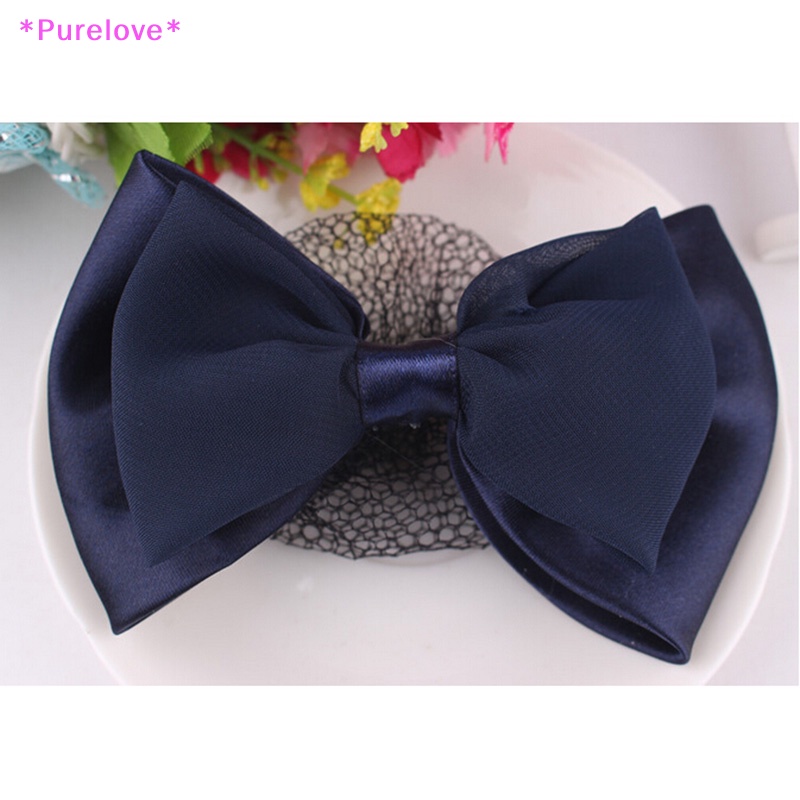 Kẹp Tóc Hình Nơ Màu Đen Phong Cách Pháp Dành Cho Nữ Mới