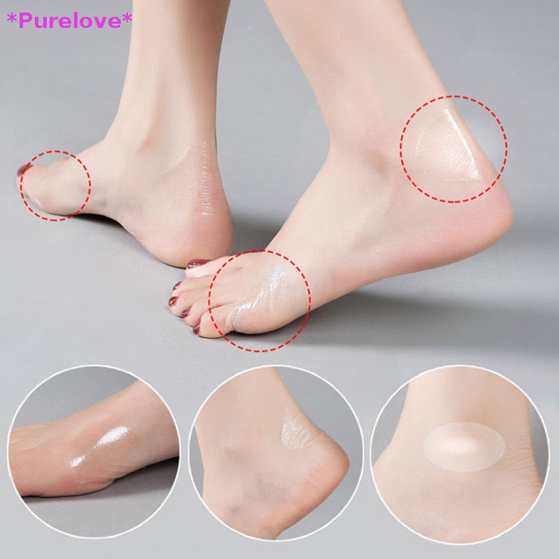 Set 10 Miếng Dán Gót Chân Chống Thấm Nước Áo Thun Thiết Kế Mới Năng Động Thời Trang