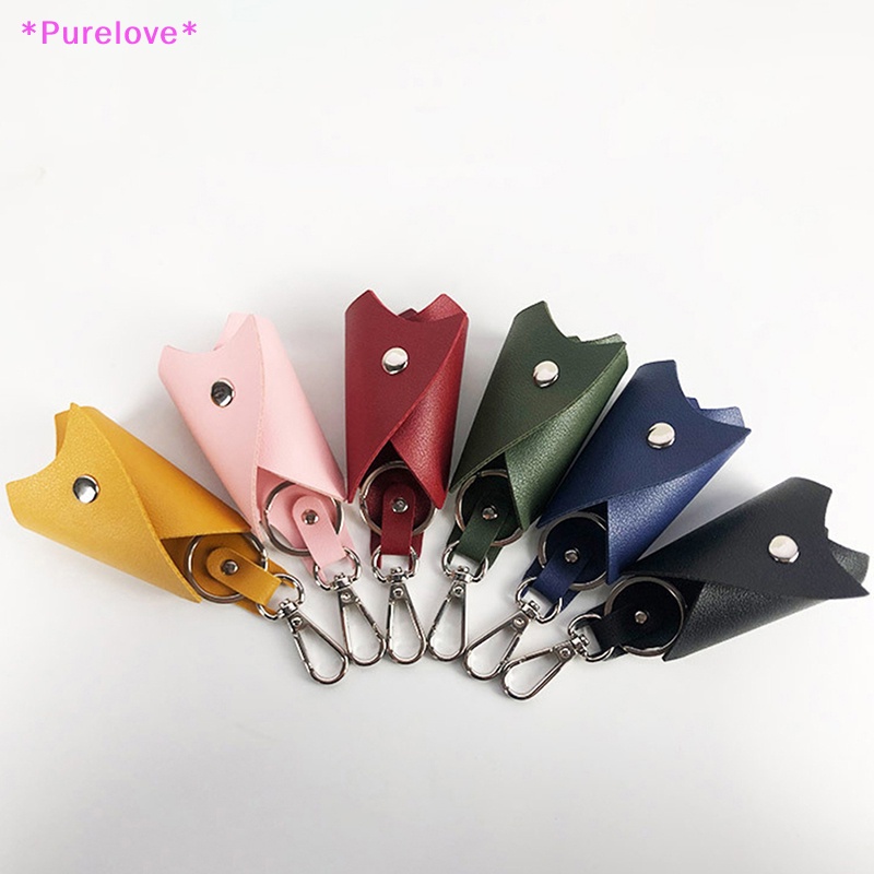 Ví Da Mini Đựng Chìa Khóa / Thẻ Tiện Dụng Cho Nam Nữ Mới