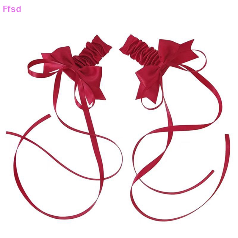 1 Cặp Kẹp Tóc Hình Nơ Màu Hồng Phong Cách Lolita Nhật Bản Dễ Thương Cho Bạn Gái