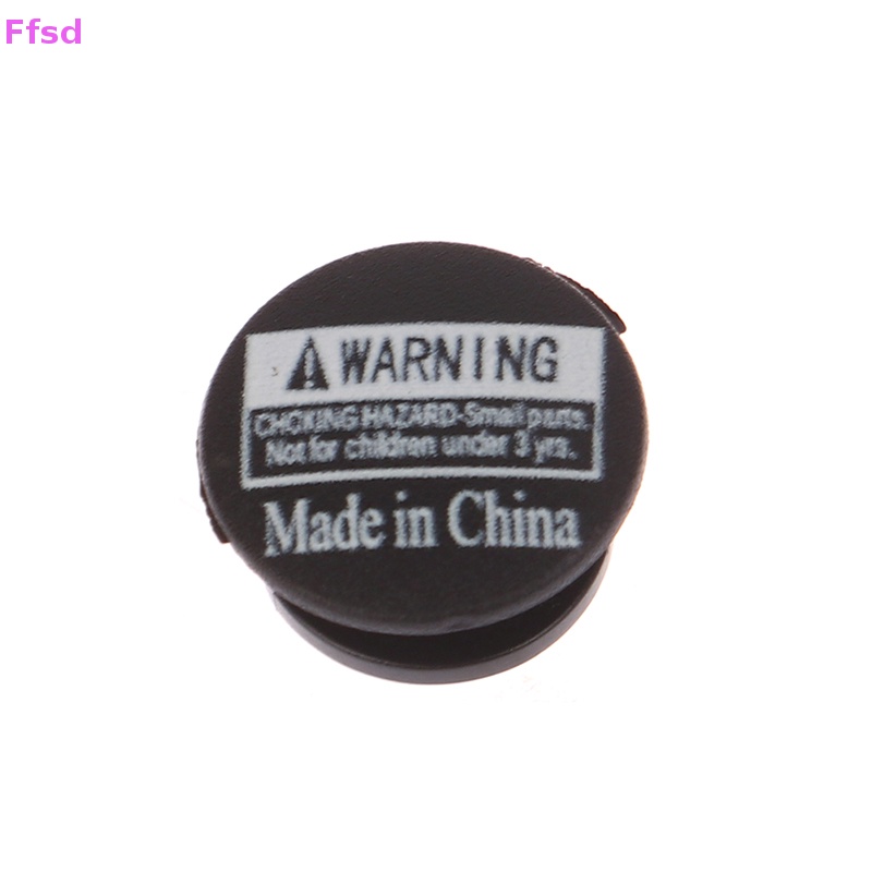 {Ffsd} 100 Nút Nhựa Màu Đen Trong Suốt Trang Trí Giày DIY Bán Chạy