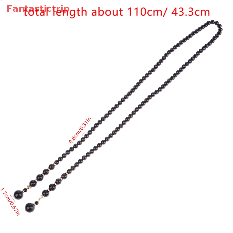 Thắt Lưng Dây Xích Đính Ngọc Trai Kim Loại Thanh Lịch Cho Nữ