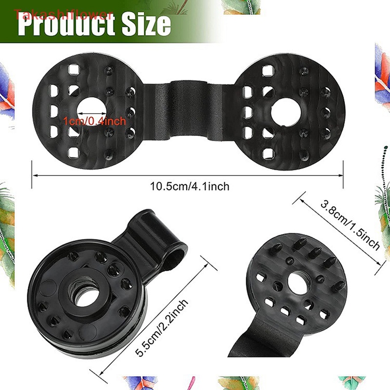 Set 10 Kẹp Nhựa Cố Định Tấm Che Nắng Cho Nhà Kính