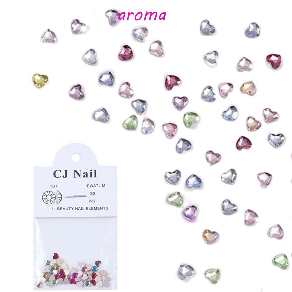 Phụ Kiện Trang Trí Móng Tay Hình Trái Tim Mini Thời Trang Dành Cho Nữ