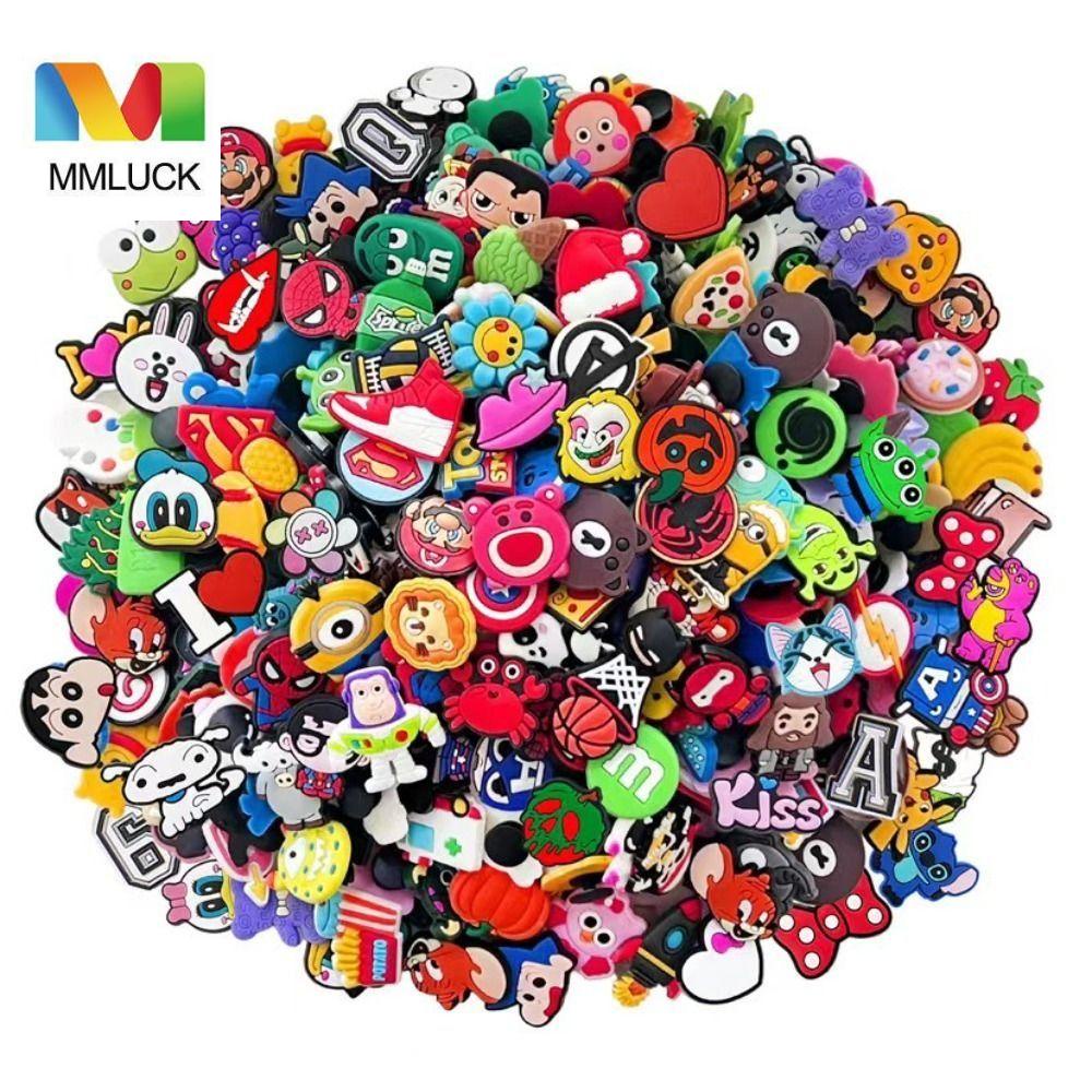 Mmluck Phụ Kiện Giày Đồ Chơi Hình Pikachu Kuromi Diy Trang Trí Giày Cho Bé Gái