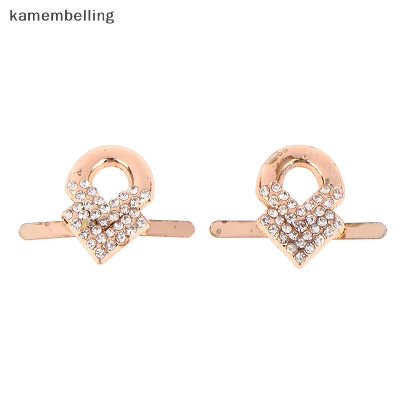 1 Cặp Phụ Kiện Kẹp Giày Cao Gót Đính Đá Cho Cô Dâu