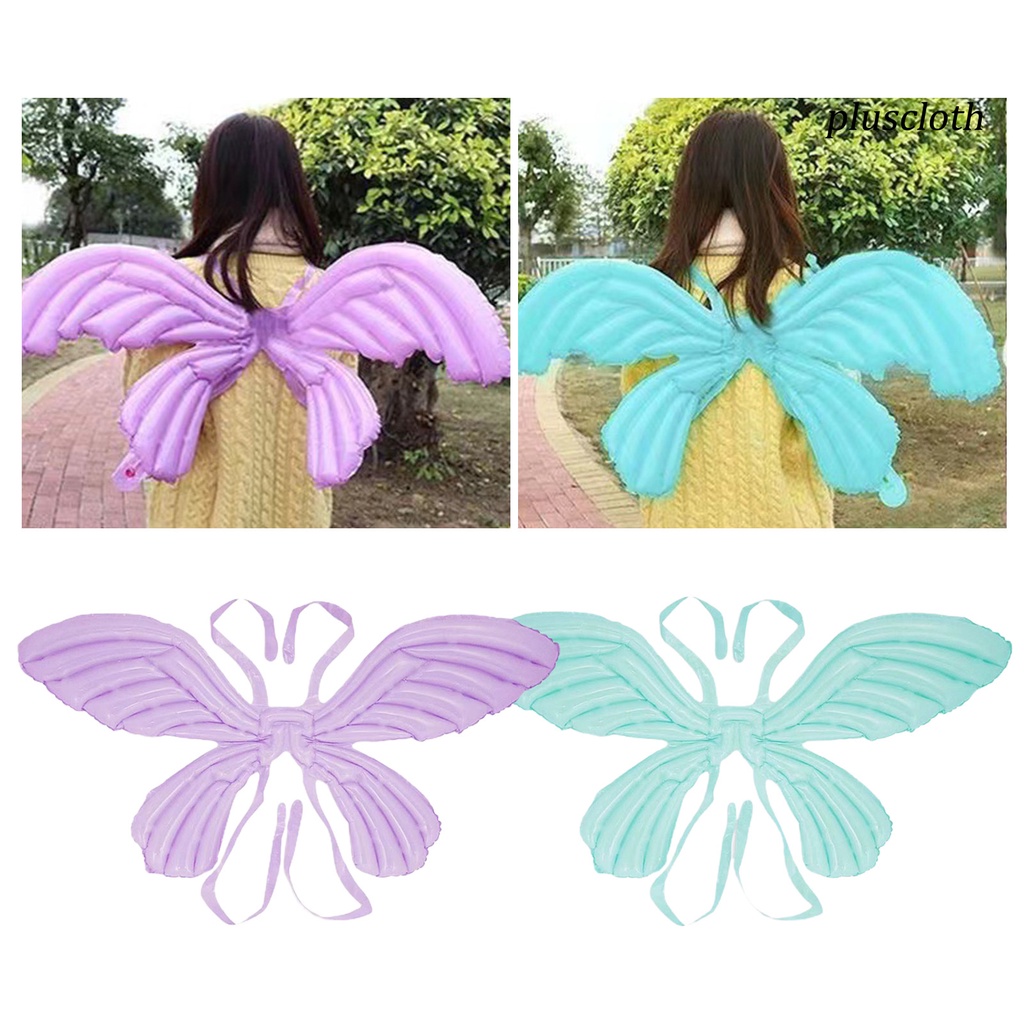 Bong Bóng Bơm Hơi Hình Cánh Bướm Bằng Màng Nhôm Kích Thước Lớn Chống Biến Dạng An Toàn Trang Trí Cho Trẻ Em